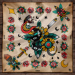 Bandana - Serpentes e Rosas